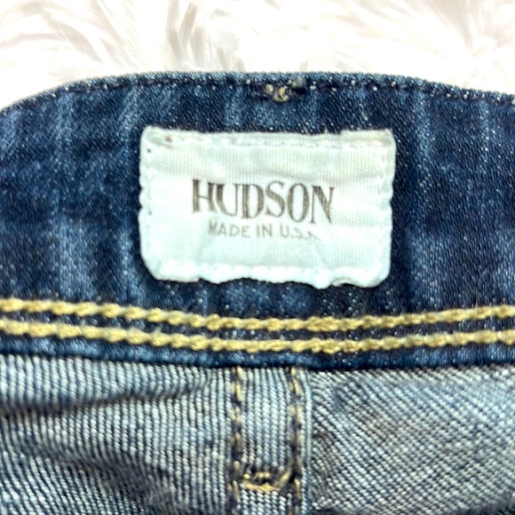 Like new Hudson jeans size 27 Straight leg dark denim. 3 front 2 back pockets‼️ - Picture 4 of 8